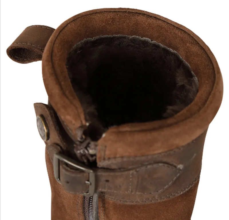 Moretta Childrens Savona Country Boots in Brown -4